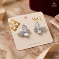 Marquise Butterfly Mother-of-Pearl Stud Earrings