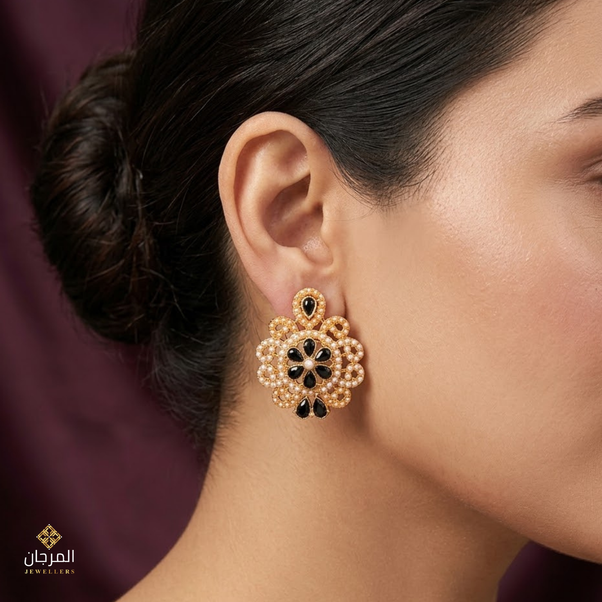 Radiant Starburst Mandala Studs