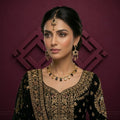 Royal Black & Gold Necklace Set